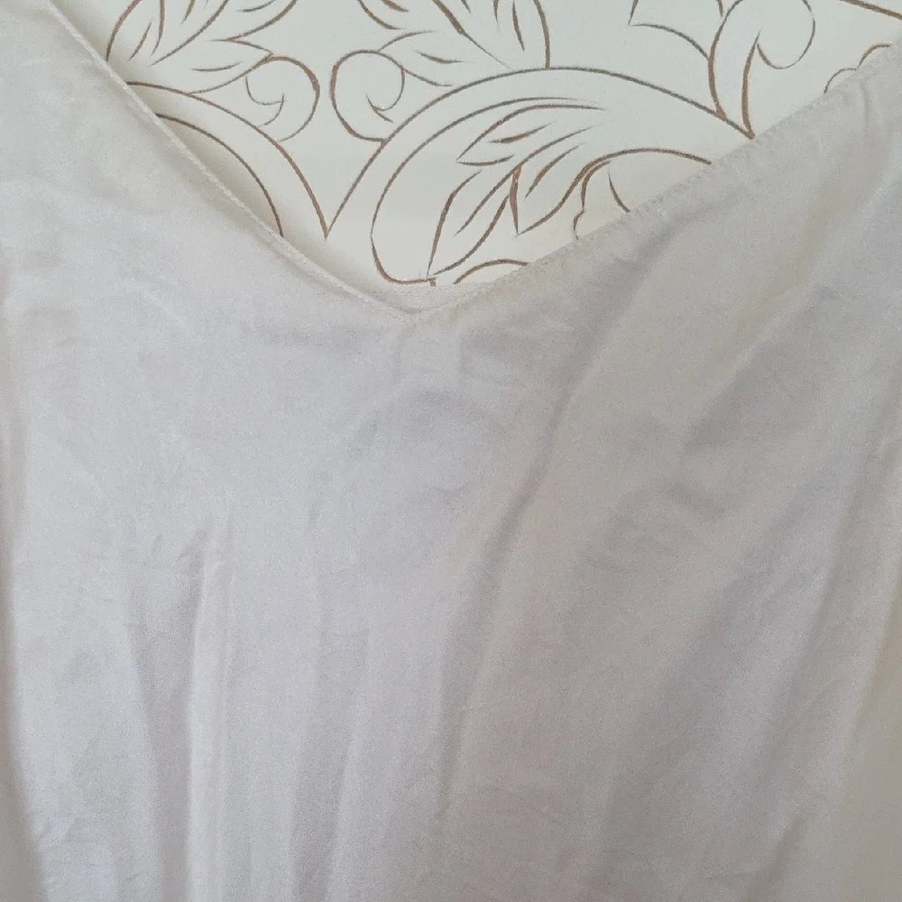 WinterSilks White Chemise Slip Intimates Sleepwear